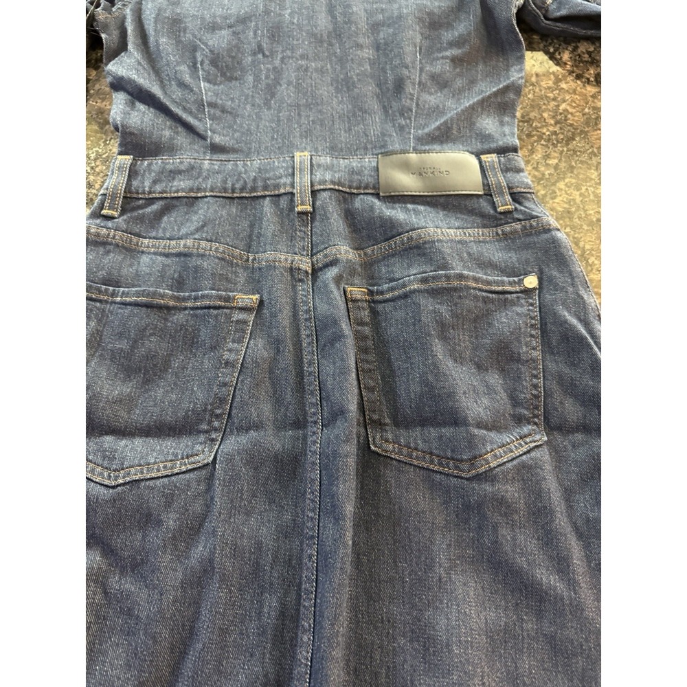 7 For All Mankind WEIGHTLESS DENIM MAXI DRESS Size S Blue Dress $298‎ NWT - Picture 11 of 11